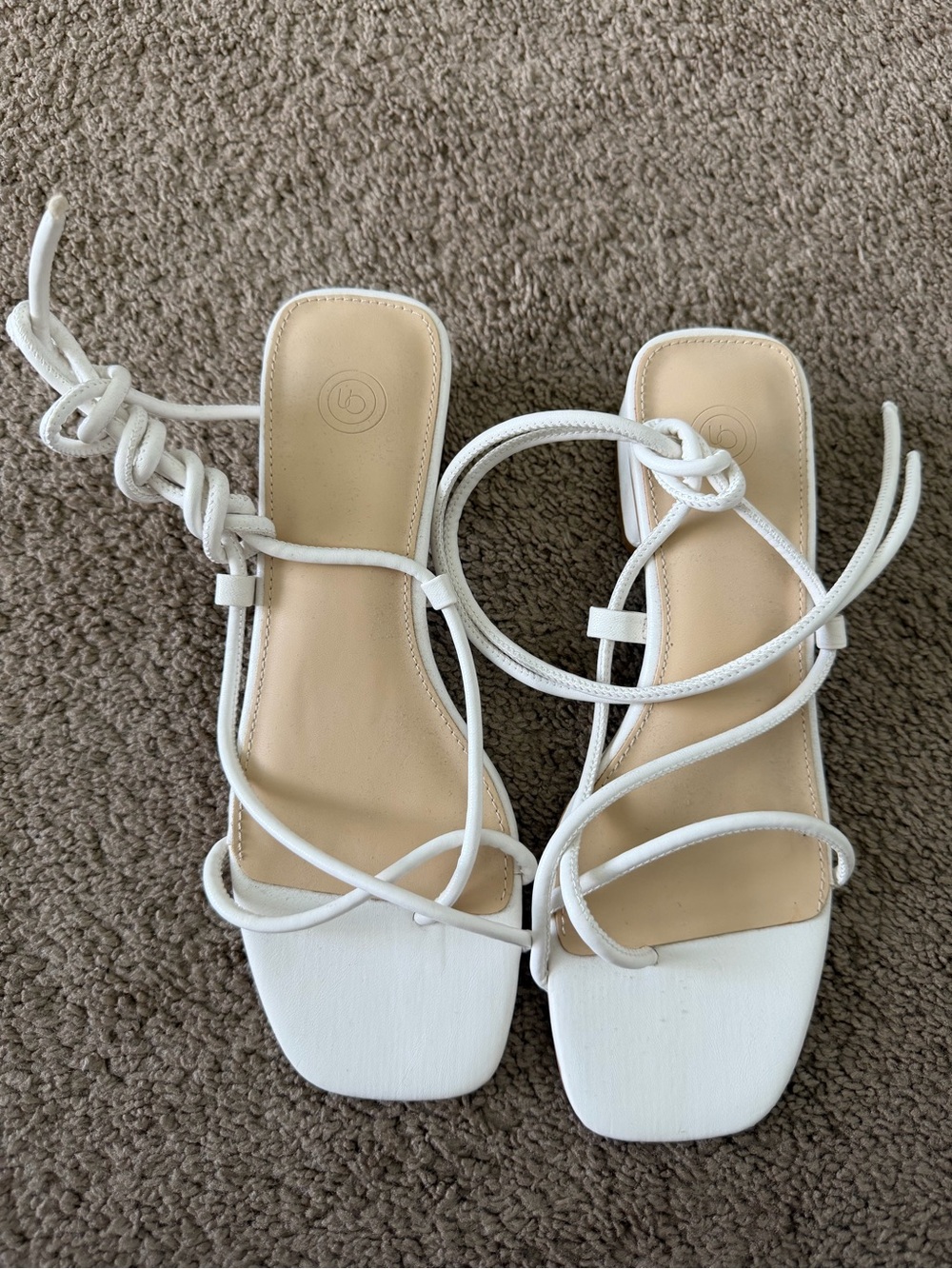 Urban Outfitters white strappy Sandals